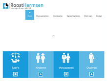 Tablet Screenshot of logopedieroosthermsen.nl